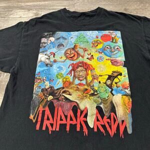 Trippie Redd Lifes A Trip 2019 World‎ Tour Rap Hip Hop Black Mens XL Concert Tee